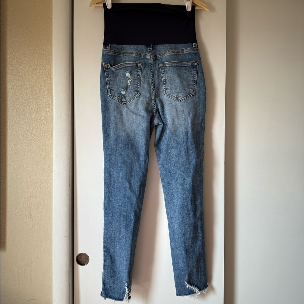 Pinkblush High Rise Blue Distressed Jeans - Picture 7 of 10